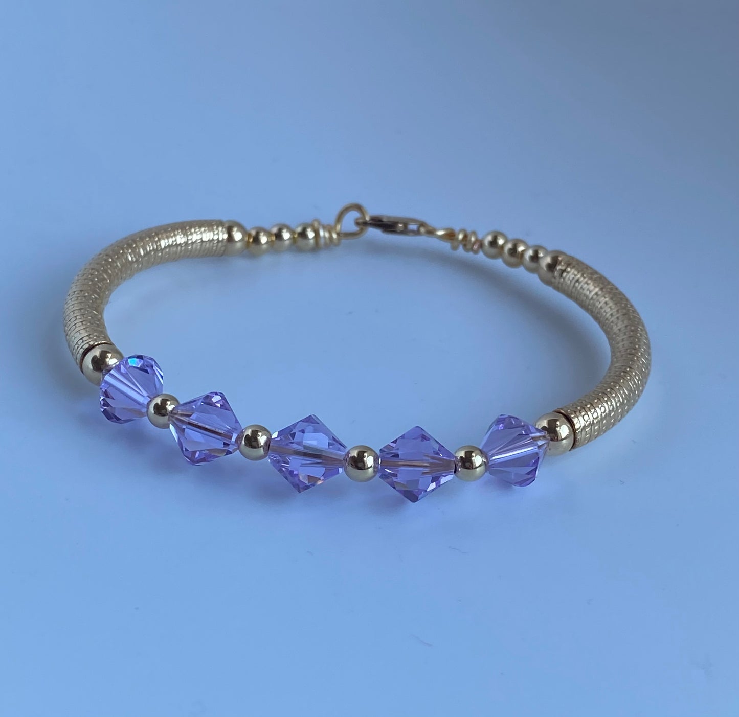 Classic Birthstone Bangle April-June