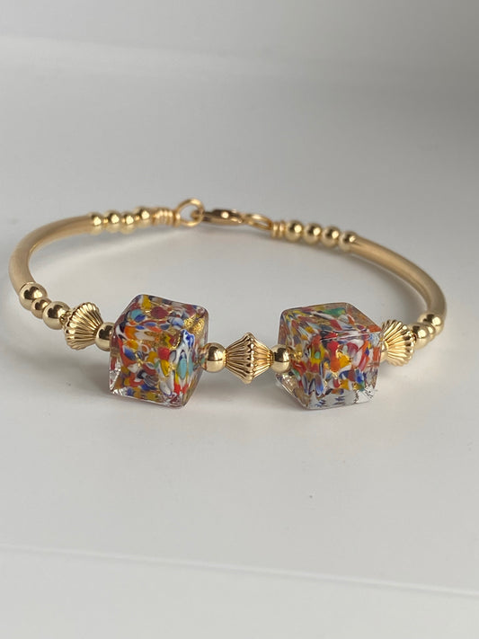 Limited Edition Piñata Cube Medium Bangle