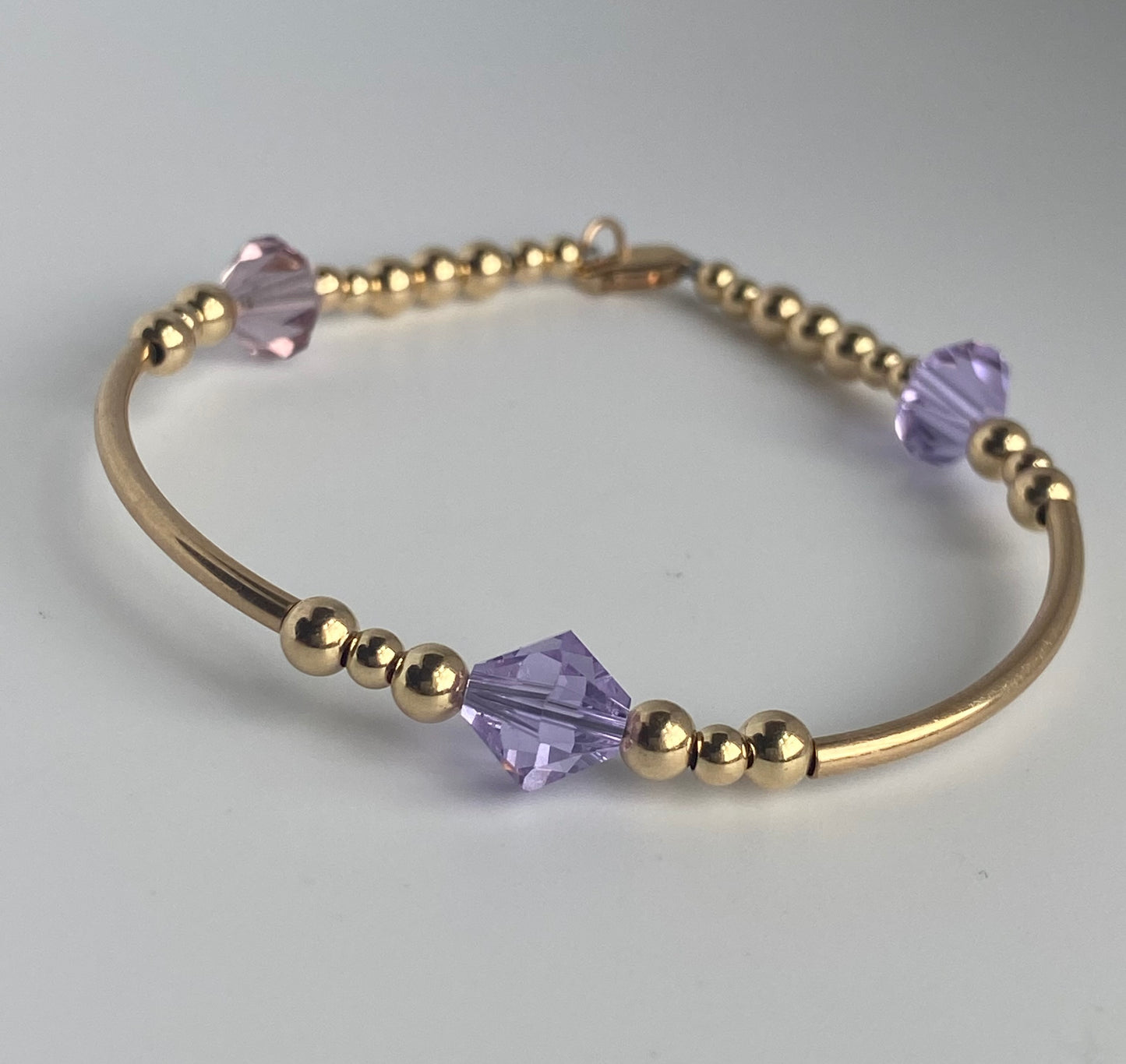 Classic Birthstone Bracelet April-June