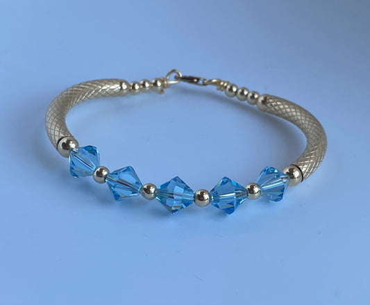 Classic Birthstone Bangle January - March