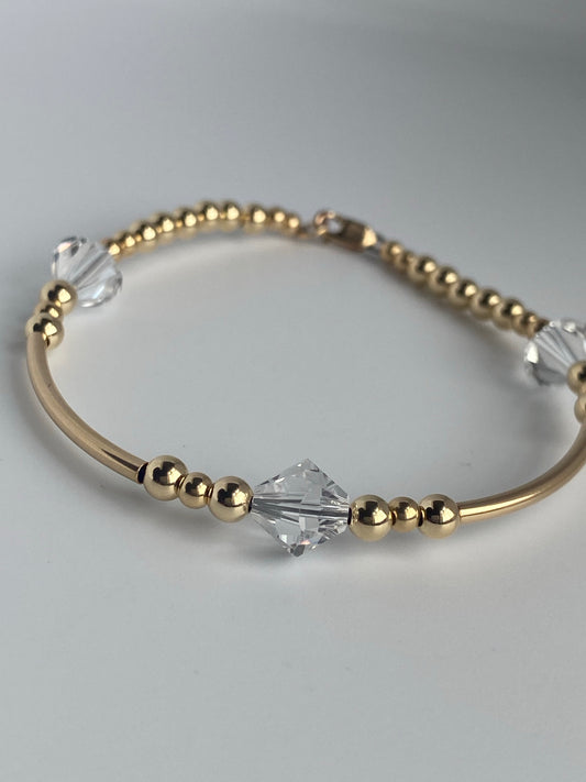 Classic Birthstone Bracelet April-June