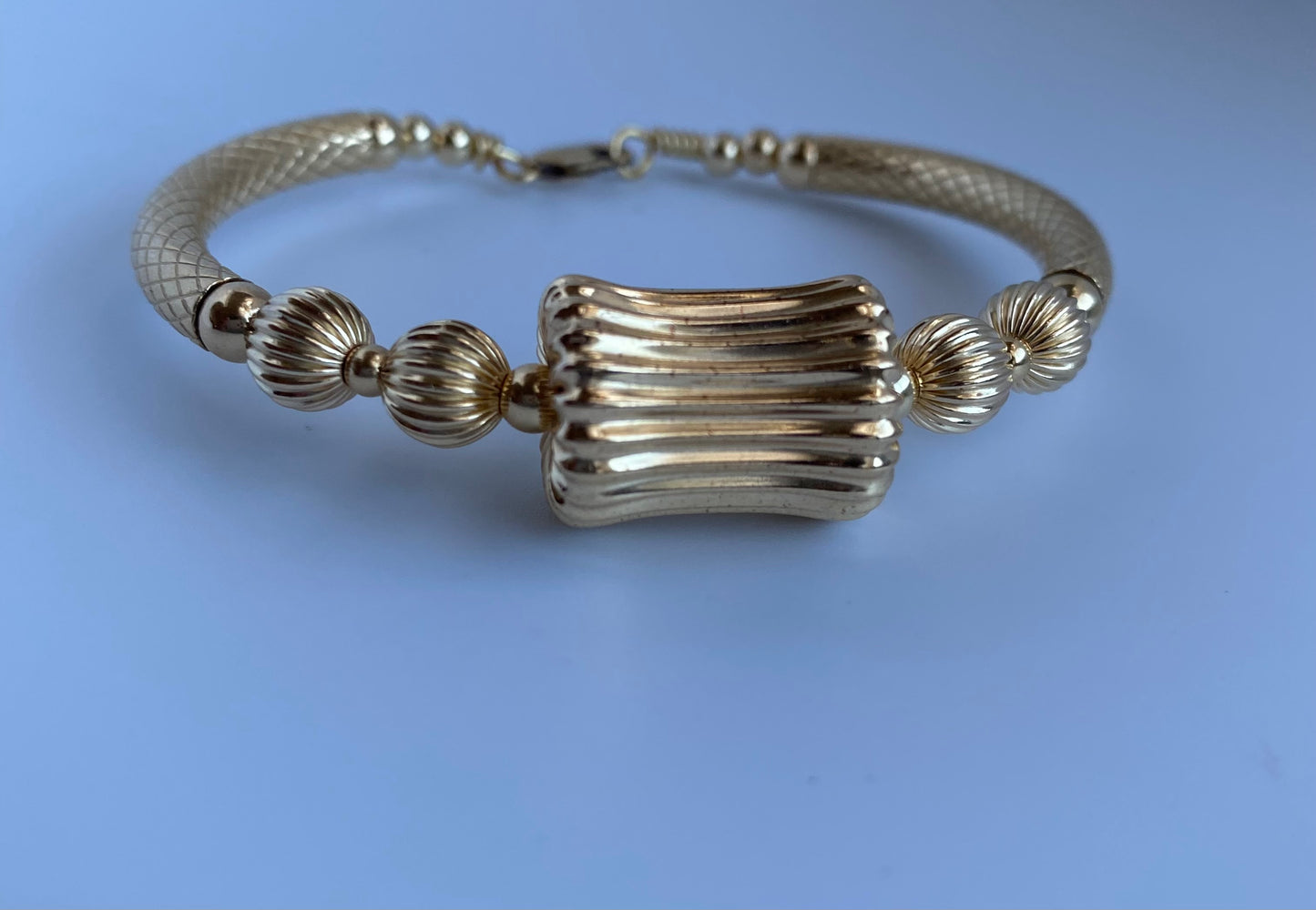 All Gold “Barrel” Bangle